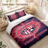 Custom Name Bedding Set 3 PiecesStoke City FC Print Duvet Cover + 2 Pillowcases Soft Bed Decor