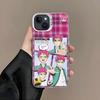 Чехол для телефона аниме S-Сайки Кусуо для iPhone 16 15 14 13 12 11 Pro Max Белый Матовый Лазерный Металлик Аврора Funda
