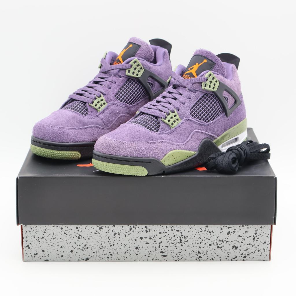 AQ9129-500 Nike Jordan 4 Retro Canyon Purple Anthracite Alligator (Женский)