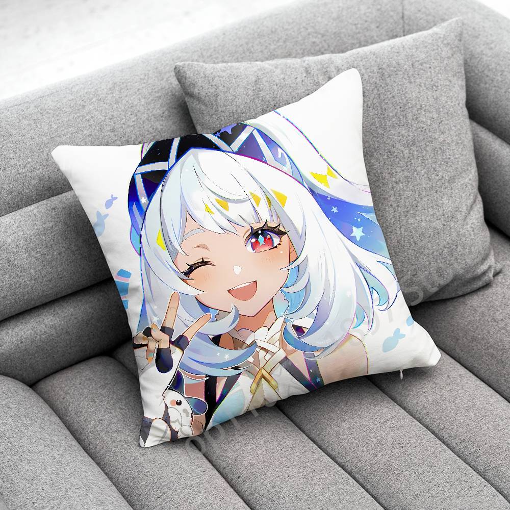 Чехол на подушку Genshin Impact Citlali Mualani для 45x45см 40x40см 55x55см 50x50см 30x30см Квадратный чехол на подушку для автомобиля