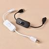 USB Cable Male To Female Switch ON OFF Cable Toggle LED Lamp Power Line 2 Color
