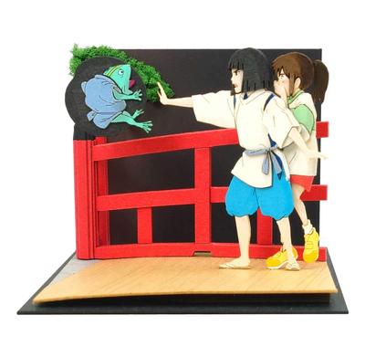 Sankei Studio Ghibli Mini Унесенные призраками Бумажная модель заклинания Хаку MP07-117