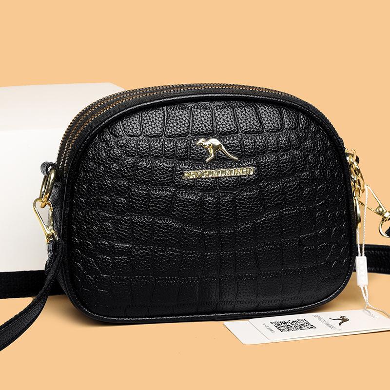 Модная универсальная женская сумка через плечо, новая сумка, женская сумка для мамы из мягкой кожи, женская сумка, вместительная сумка-мессенджер.