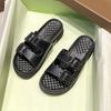 New Fashionable and Elegant Casual Thick-soled Sandals with Buckle Decoration Lightweight Flat Heel Open Toe Slippers NO:8678