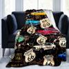 1PC Highway 66 pattern blanket, all season lightweight home office outdoor nap multifunctional blanket