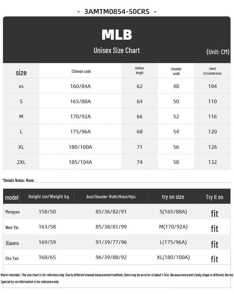 Унисекс свитшот с круглым вырезом MLB на весну/осень