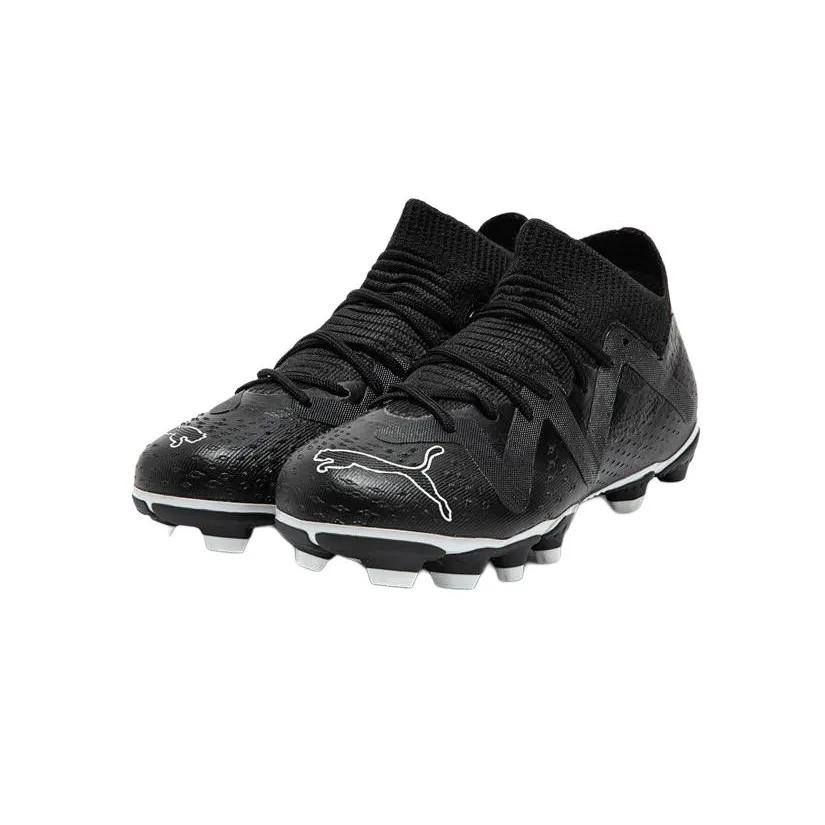 PUMA Future Match FG / AG Slip Resistant Low top Kids' Soccer Shoes Black Kids' (Unisex) Kids' Soccer Shoes 107195 02