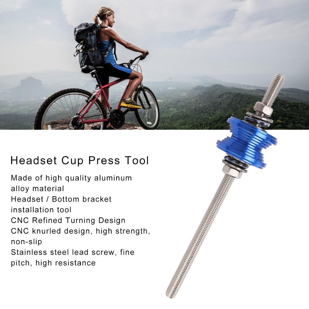 25cm Length Bicycle Headset Install Tool Versatile Headset Cup Press Tool Cycling Repair