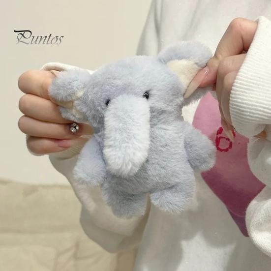 Мягкий синий чехол для наушников с изображением слона для Airpods, 3D-чехол для наушников с изображением животных из мультфильма для женщин и девочек