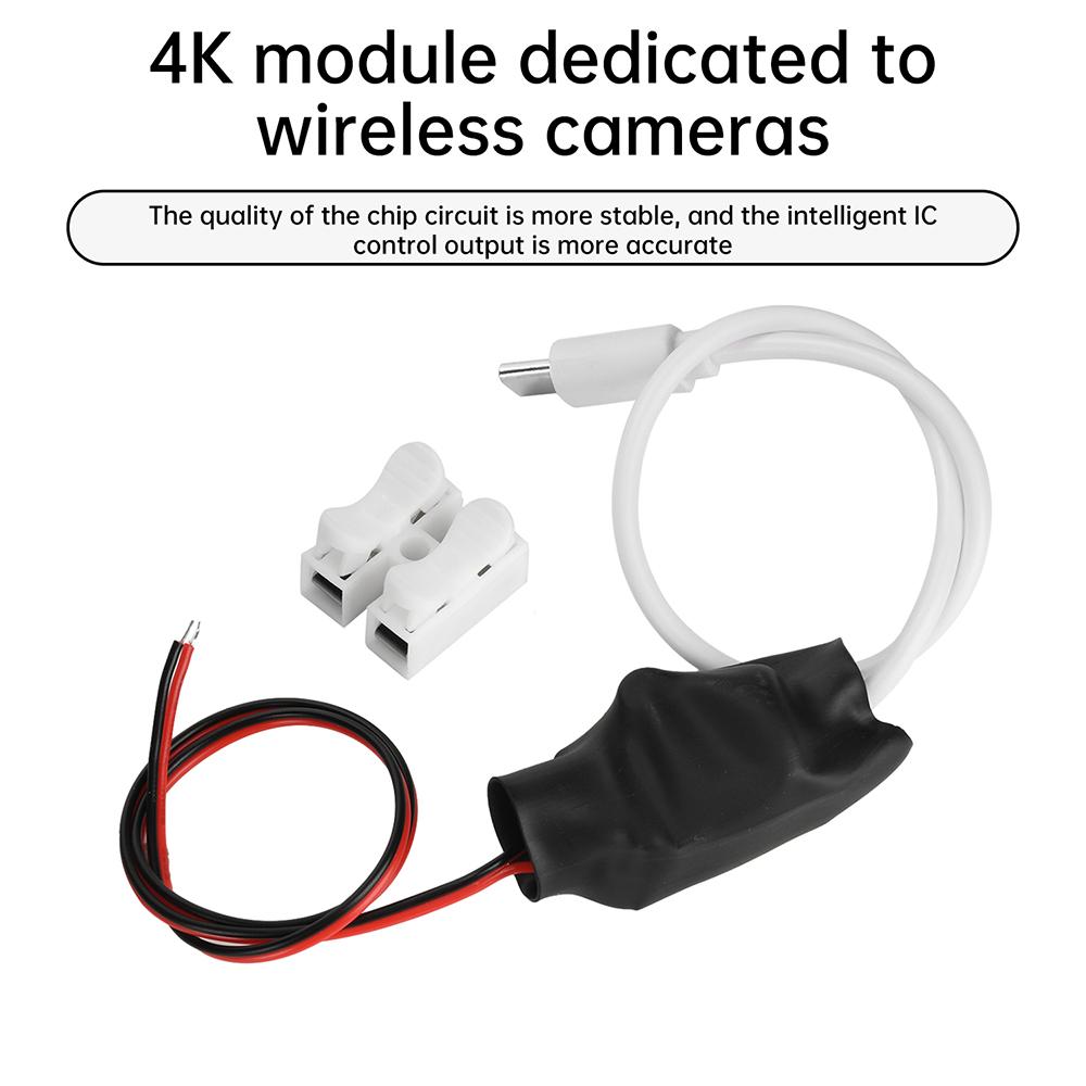 220V To 5V 1A Wireless Camera Power Transformer DIY WiFi Monitoring Adapter 5W Mini Camera Power Cable Power Supply USB/Type-C