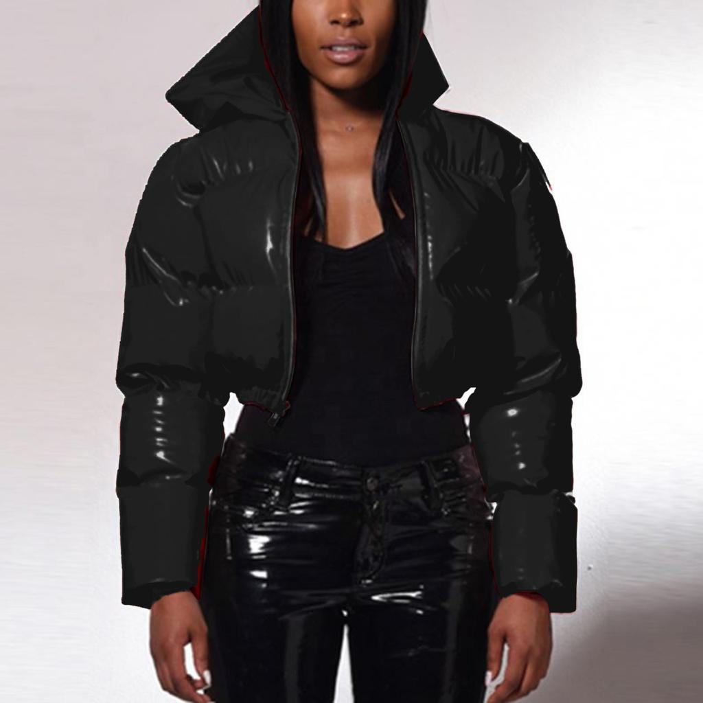 Новая универсальная теплая короткая куртка, женские пуховики, пуховики из хлопка, верхняя одежда, корейский воротник-стойка, мягкая, осенняя женская зимняя парка