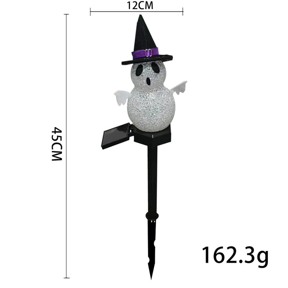 Halloween Decorations Solar Garden Lights Outdoor, Specter Pathway Decorations, Waterproof Outside LED Lamp Decor For Yard Patio