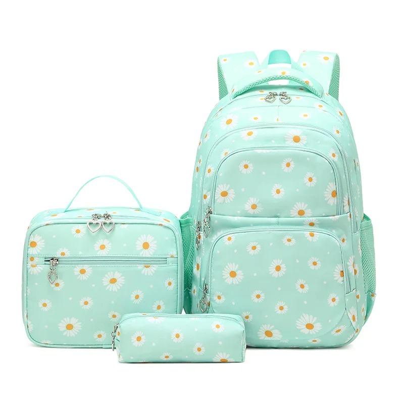 Primary School Bag Backpack for Kids Backpacks for School Teenagers Girls School Bags for Girls Orthopedic Backpack Set 3