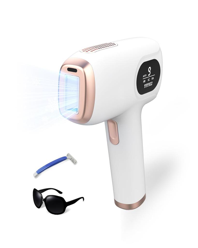 In Home Hair Removal Device IPL Light Beauty Device VIO Compatible Ladies Men Ladies Men Painless Hair Removal Flashes Salon Grade Care Painless Hair