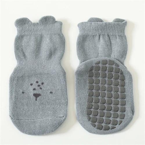 0-5Years Children's Socks For Boys Girls Cotton Casual Kids Boy Girl Floor Socks Cartoon Print Baby Sock Anti Slip Spring Autumn