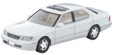 TOMYTEC Tomica Limited Vintage Neo Масштаб Toyota Celsior Пакет F Жемчужный Модель 1997 года 333869 1/64 LV-N356a C-Spec Белый/Серебристый (Готовый продукт)