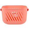Bathroom Storage Basket Hanging Wall Mounted Plastic Organizer For Shower Cleaning Supplies Portable Bath Tote Basket For