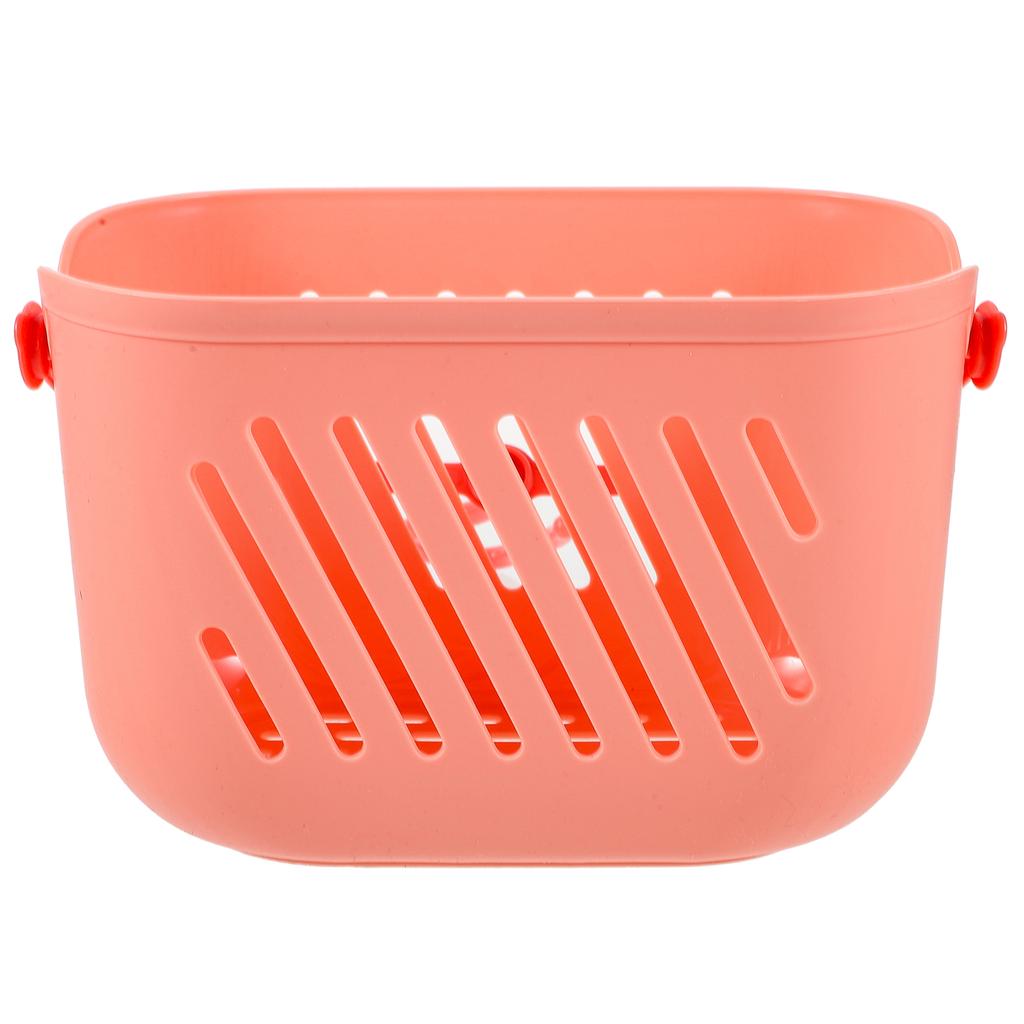 Bathroom Storage Basket Hanging Wall Mounted Plastic Organizer For Shower Cleaning Supplies Portable Bath Tote Basket For