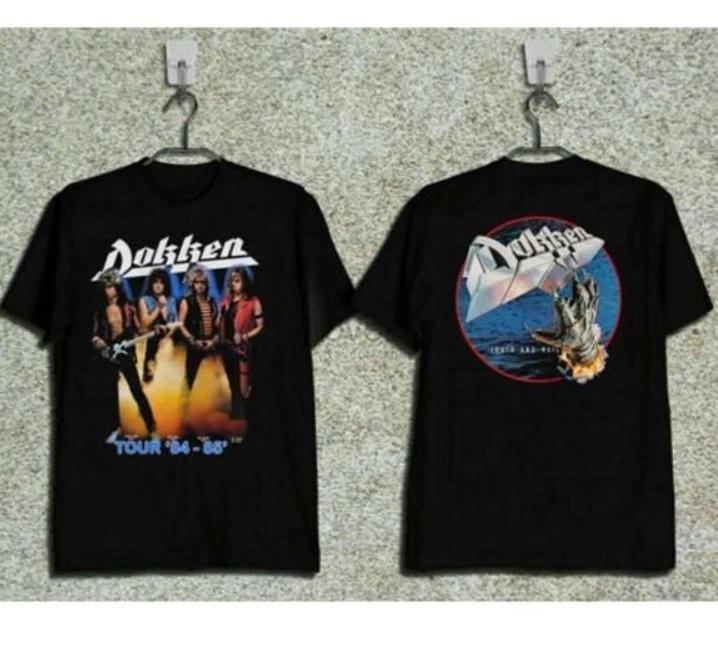 Dokken Band Shirt Dokken Tooth Nail 1984 85 Tour Shirt