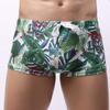 Summer Men's Underwear Swimsuit Printed Medium Waist Silk Men's Boxing Swimsuit Shorts Men