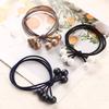Multicolor Pearls Hair Holders Rubber Bands Elastic Girl Ponytail Tie Gum Hair Accessories Headwear
