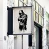 ПЭТ трафареты с вырезами для рисования, для DIY скрапбукинга, фотоальбома, людей, 30x30 см