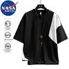Мужская двухцветная сшитая футболка с коротким рукавом NASA MARVEL
