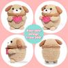 dipeer Crochet Kit, Complete Crochet Kits for Beginners Adults Cotton-Nylon Blend Yarn Dog Crochet Kit Includes Video Tutorial, Instruction, Crochet