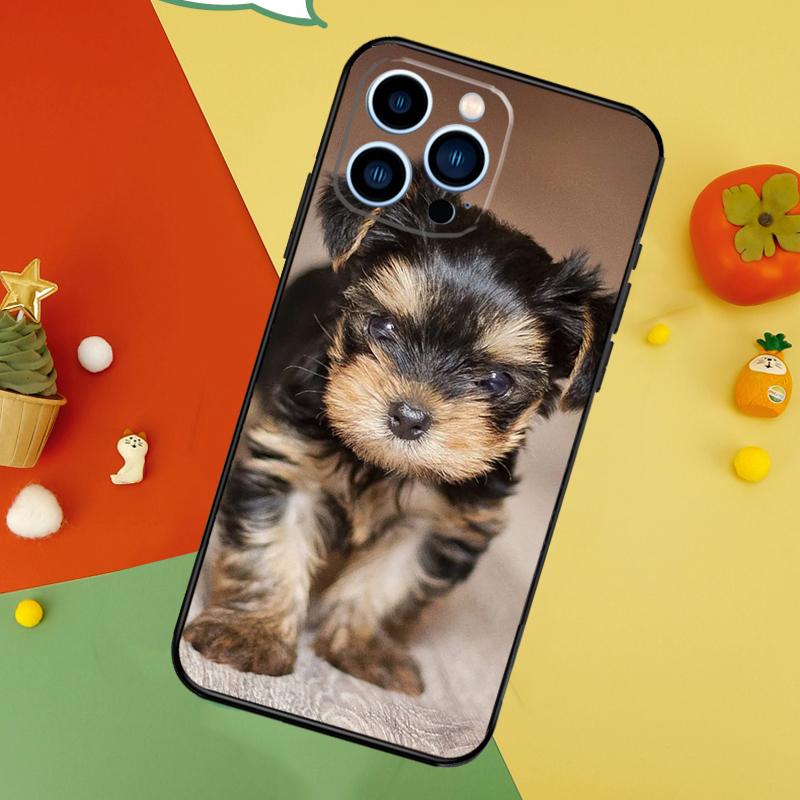 Чехол для телефона с йоркширским терьером Для iPhone 17 Pro Max 16 15 14 13 12 11 Pro Max Plus 12 13 Mini 16e 17 Air Cover