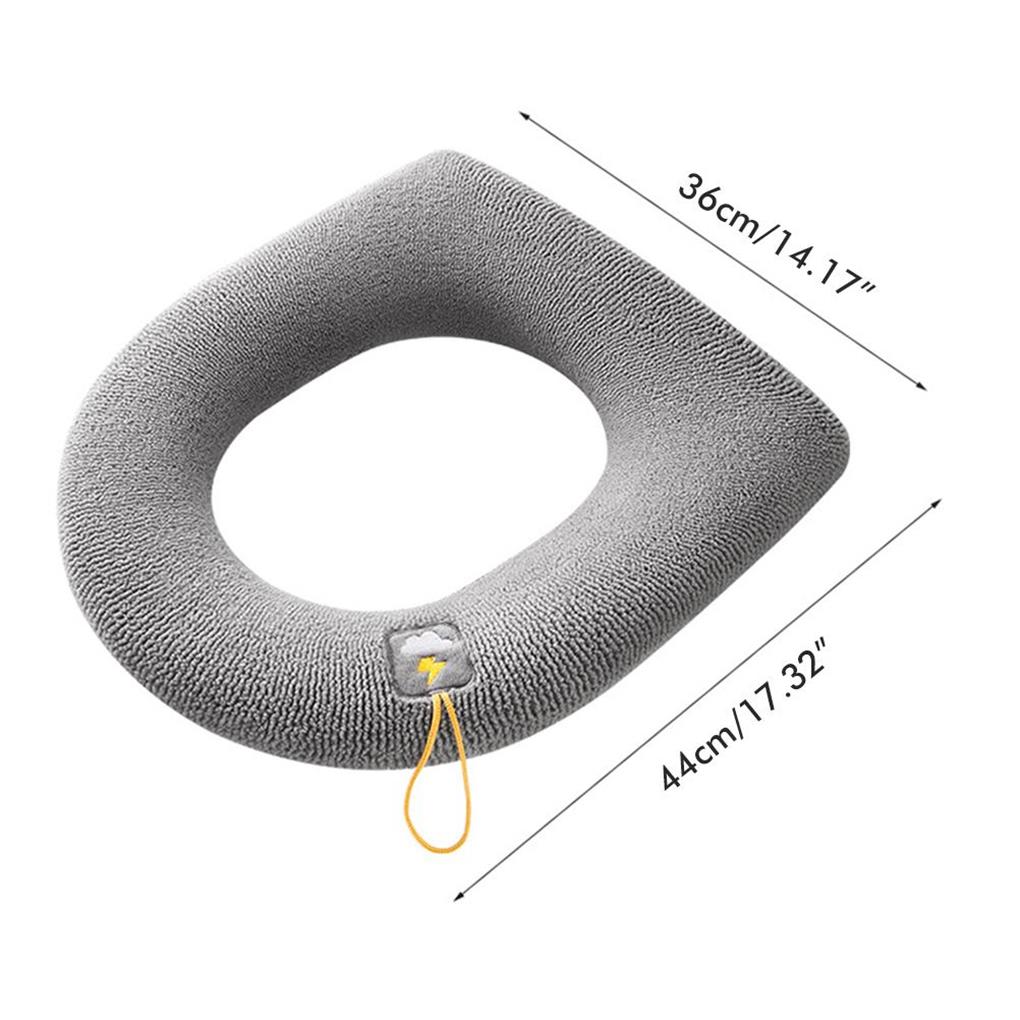 Подушка для сиденья унитаза, коврик, долговечный, разноцветный, сохраняющий тепло