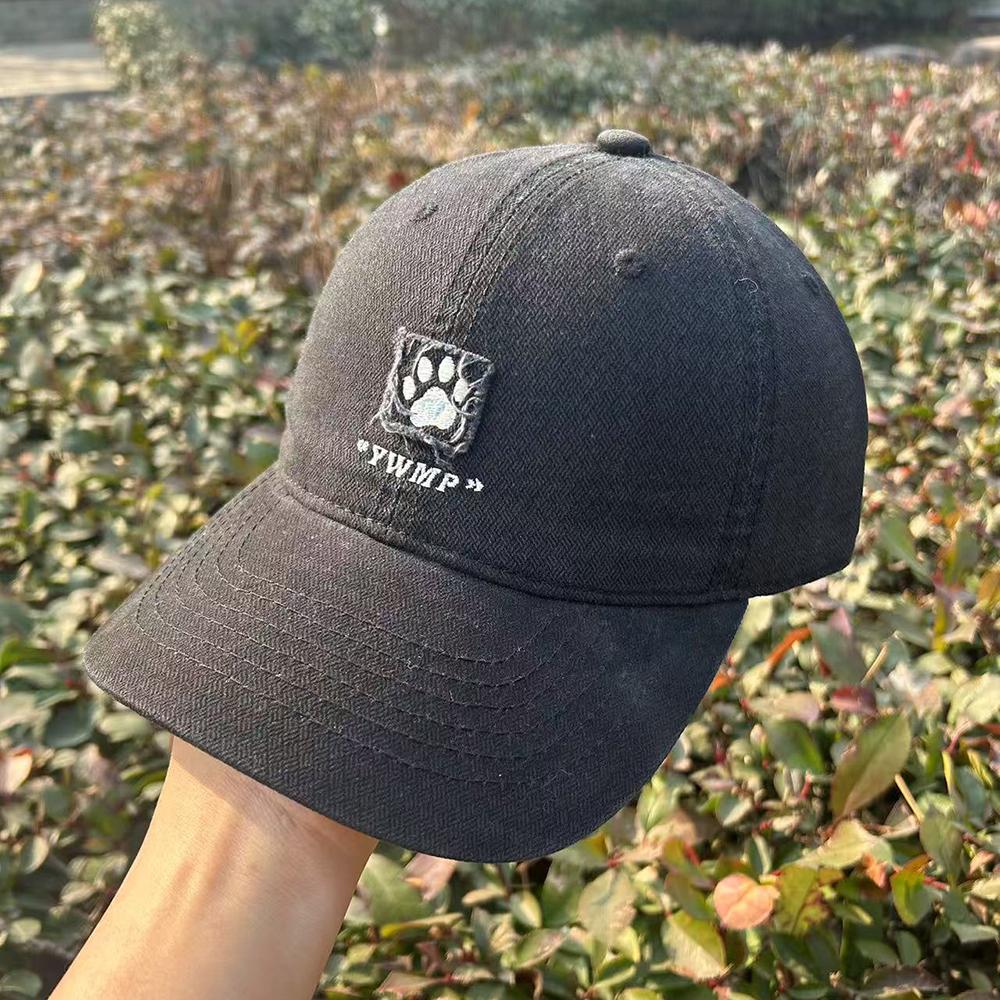 Корейская вышитая бейсболка для собак, мужская и женская, брендовая, повседневная, папина шляпа, для спорта на открытом воздухе, солнцезащитная, для гольфа