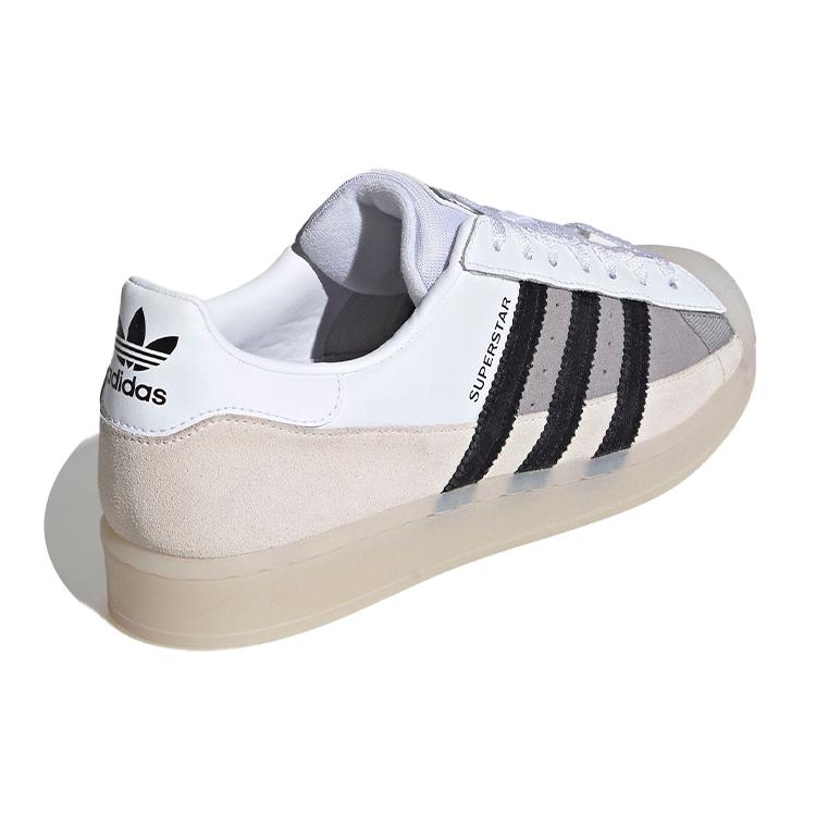 adidas Оригинальные SUPERSTAR Низкие Кеды для Скейтборда Унисекс Белый Черный Коричневый FX5565