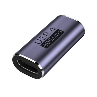 Адаптер USB4.0 40 Гбит/с 100 Вт USB C на Type C Конвертер быстрой зарядки USB C Адаптер для передачи данных 8K@120 Гц Переходник Удлинитель