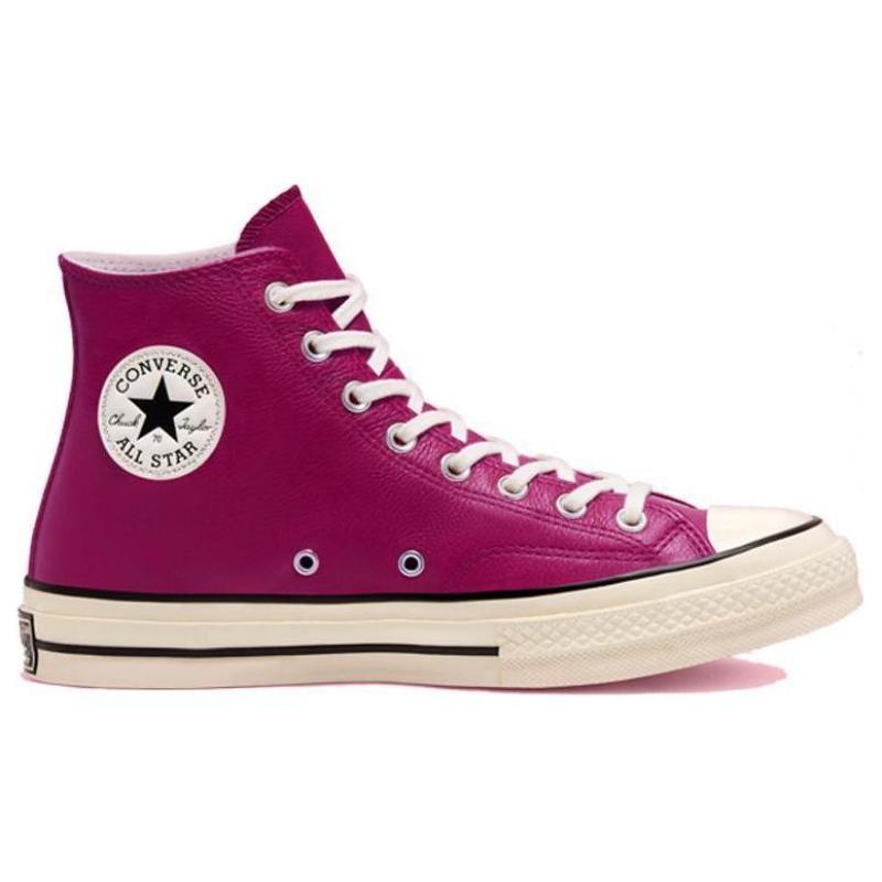 Converse Chuck 70 Сезонный цвет Кожа Chuck Vintage Высокие парусиновые 1970-е 'Розово-красный Белый' Унисекс