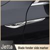 Боковой металлический шильдик-лезвие для Jetta VA3/VS5/VS7