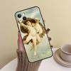 Художественный чехол для телефона с изображением ангела Амура для iPhone 16 Pro Max 14 13 12 11 15 17 Pro Max mini Plus 16e 17 Air Cover Funda