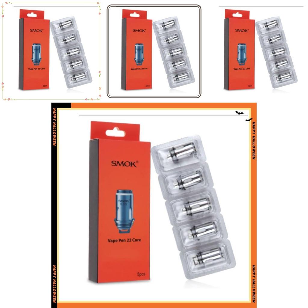Сменные испарители для бака Vape Pen 22 0.3 Ом Двухспиральные 5 шт./лот