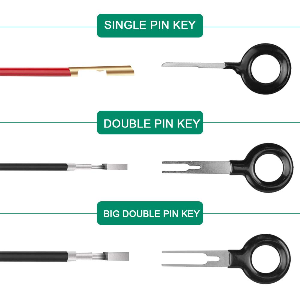 18/26/38pcs Car Terminal Removal Pin Extractor Kit Electrical Wiring Crimp Connector Car Repair Tool Plug Puller Automotive