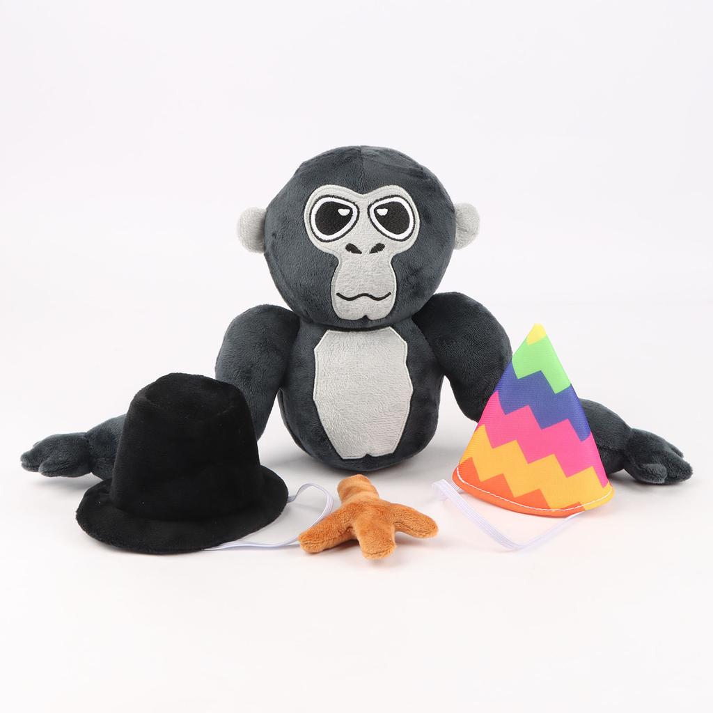 Новая плюшевая кукла Gorilla Tag Monke, черная длинная рука, плюшевая кукла из мультфильма