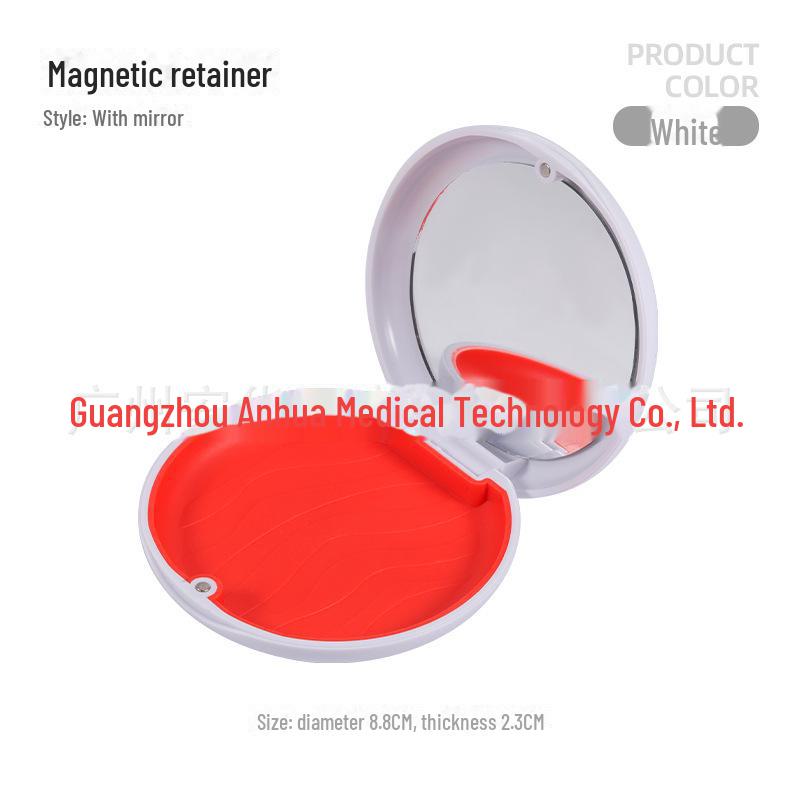 Невидимый ортодонтический контейнер для хранения брекетов и зубных протезов