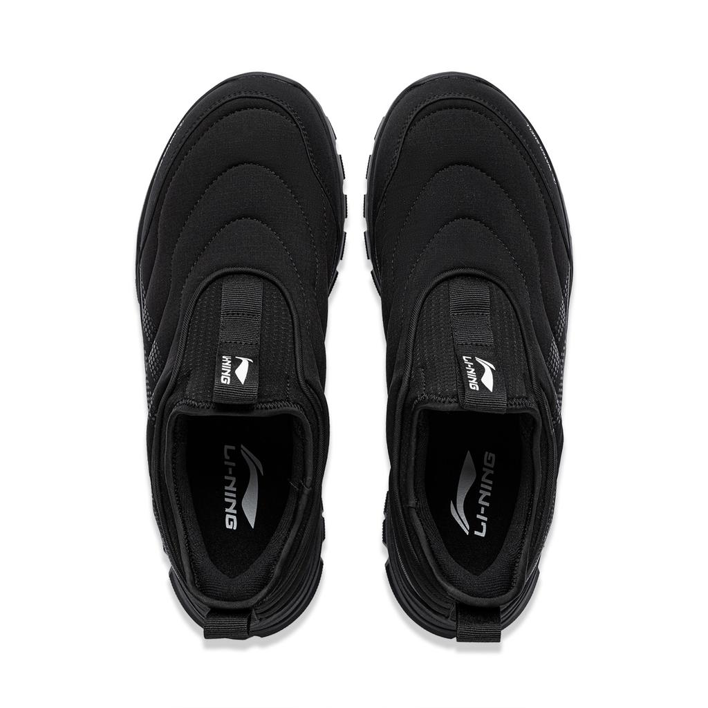 Men's Sneakers Li-Ning Sand Rock PRIMALOFT Casual Shoes Men's Low-top Night Black