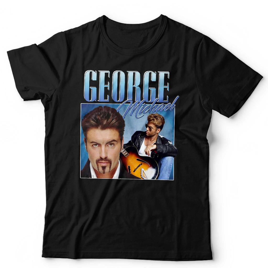 George Michael T Shirt Appreciation Unisex Homage Throwback Stag and Hen Do