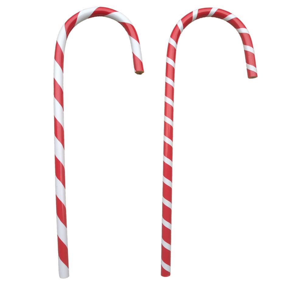 Экологичный европейский стандарт двухцветный цветной карандаш в форме леденца для Рождества