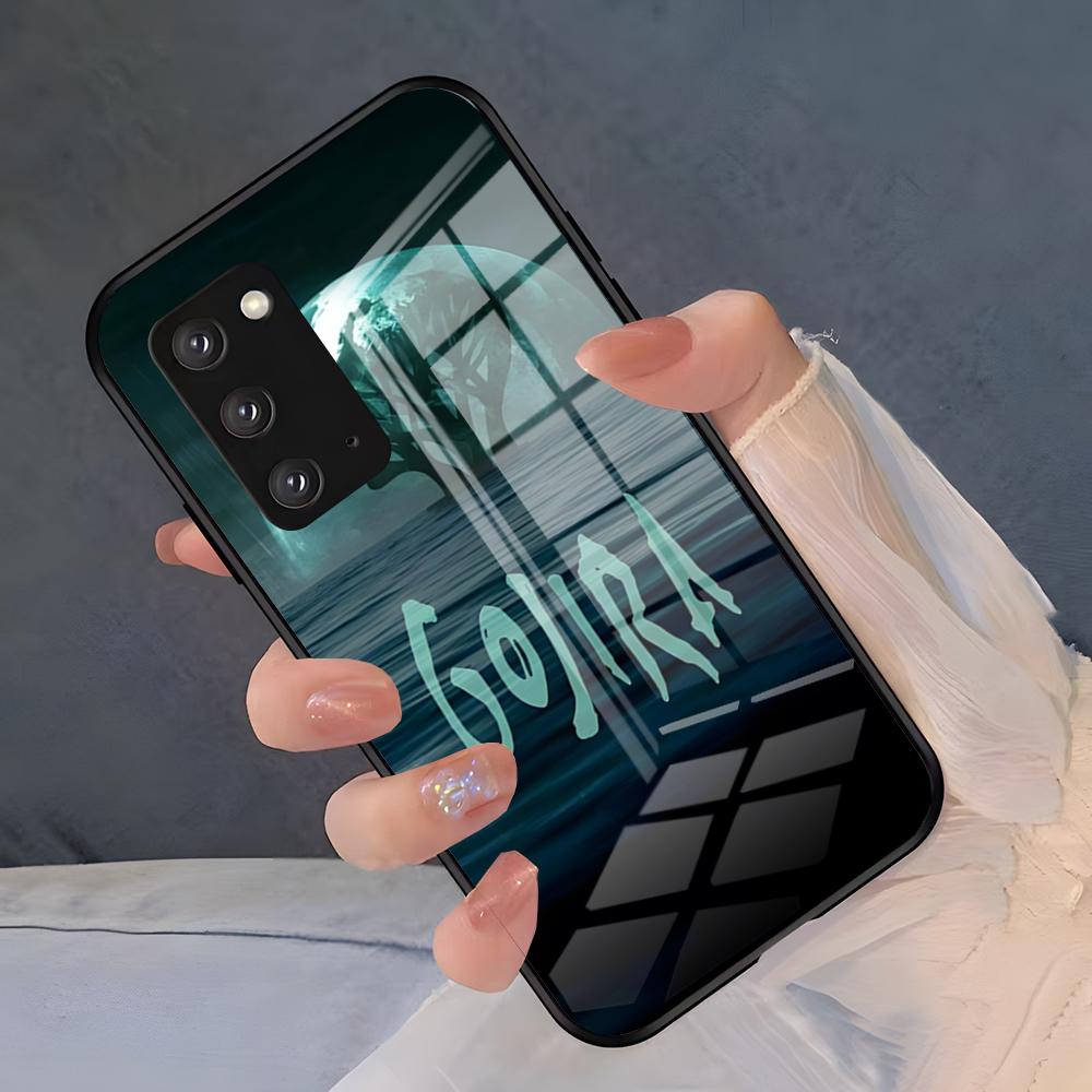 Чехол для телефона Band G-Gojira для Samsung A25 A13 A33 5G A54 A36 A35 A56 A52 A14 Ударопрочная стеклянная крышка