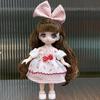 Ball Jointed Body 16cm Doll Clothes Set Movable Joint Chinese Style Skirt  Babies