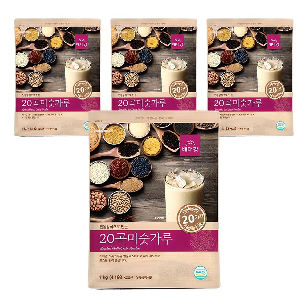 Baedaegam 20-Grain Misugaru 1kg 4 pcs Ingredients: may be subject to change at the manufacturer’s discretion. For the most | 1kg 4 pcs