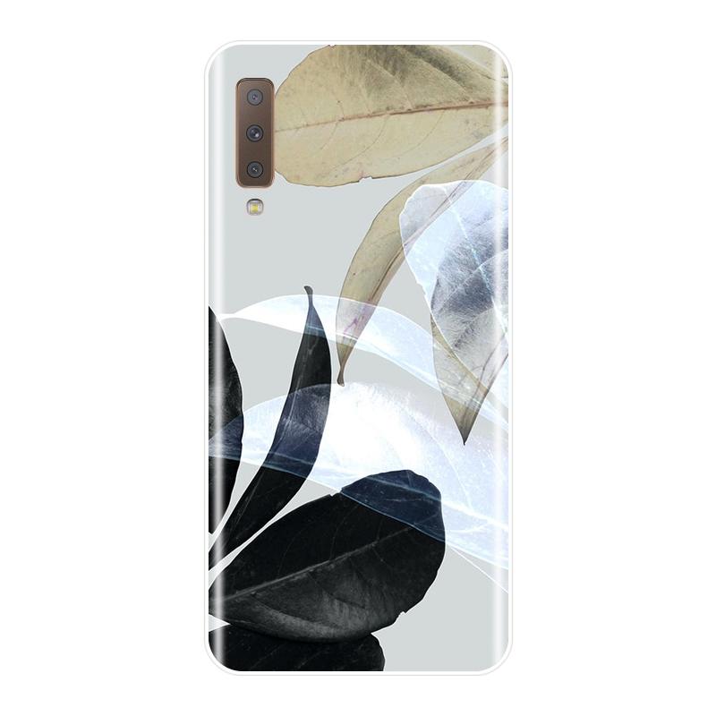 Чехол для телефона с эстетическим цветком и цветочным рисунком для Samsung Galaxy A3 A5 A7 2016 2017, задняя крышка для Samsung Galaxy A5 A7 2018 A6 A8 Plus