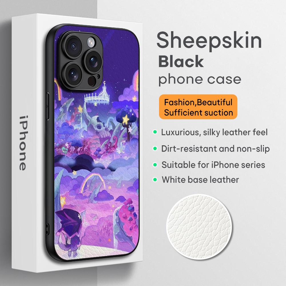 Cartoon Owl Houses classic poster Phone Case For iPhone 16 15 14 13 12 11 Plus Pro Max Limited Black hard case Sheepskin