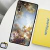 Чехол для телефона с рисунком Микеланджело для Samsung Galaxy S25 Ultra S20 S21 S22 S23 Plus S24 Ultra S9 S10 S25 FE