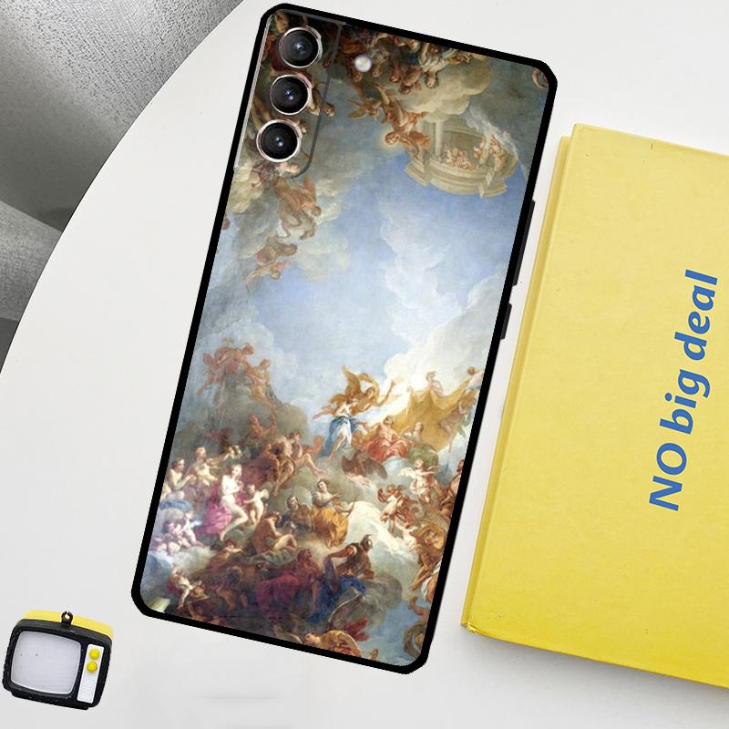 Чехол для телефона с рисунком Микеланджело для Samsung Galaxy S25 Ultra S20 S21 S22 S23 Plus S24 Ultra S9 S10 S25 FE